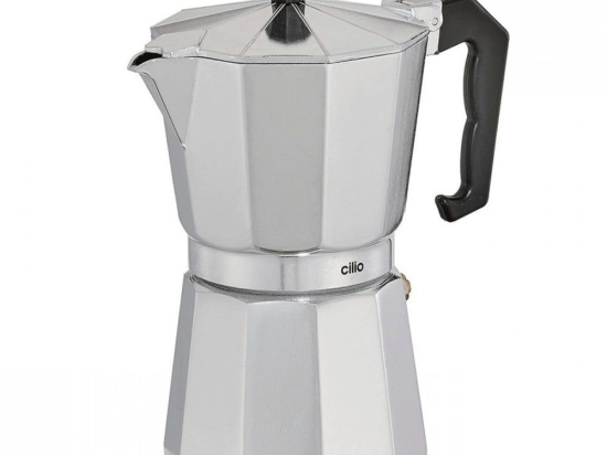 Καφετιέρα Espresso Classico 320619 6 cups Silver Cilio Αλουμίνιο