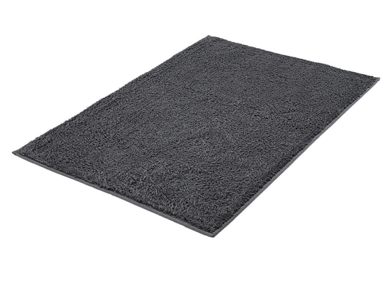 Πατάκι Μπάνιου Kansas 4018 Dark Grey Kleine Wolke 80x140 100% Βαμβάκι