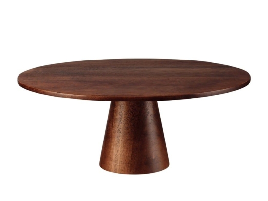 Τουρτιέρα Σερβιρίσματος Με Πόδι Wood 53862970 29cm Brown Asa Ξύλο