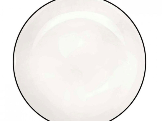 Πιάτο Γλυκού A table 1905113 21cm White-Black Asa Bone China 
