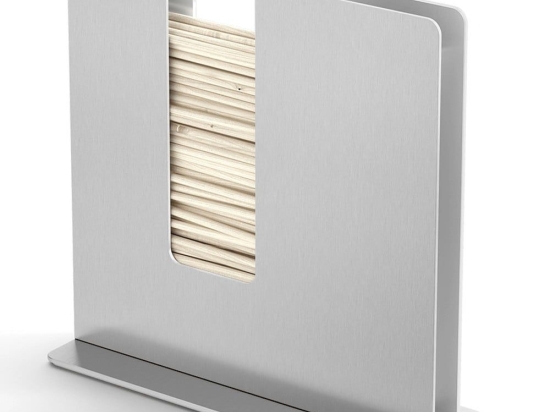 Θήκη Για Οδοντογλυφίδες Linu 20262 9x3,1x8,7cm Inox Zack Ανοξείδωτο Ατσάλι