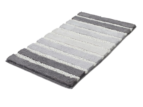 Πατάκι Μπάνιου Phoenix 4045 Silver Grey Kleine Wolke 60x100cm Βαμβάκι-Πολυέστερ