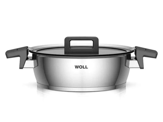 Κατσαρόλα Αντικολλητική Concept 824NC 24cm 3,6lt Inox Woll 24cm Ανοξείδωτο Ατσάλι