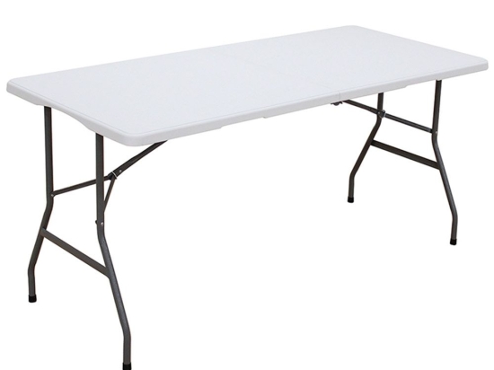 Τραπέζι Κέτερινγκ (Βαλίτσα) 41.0203 181x70x74cm White-Grey Zita Plus