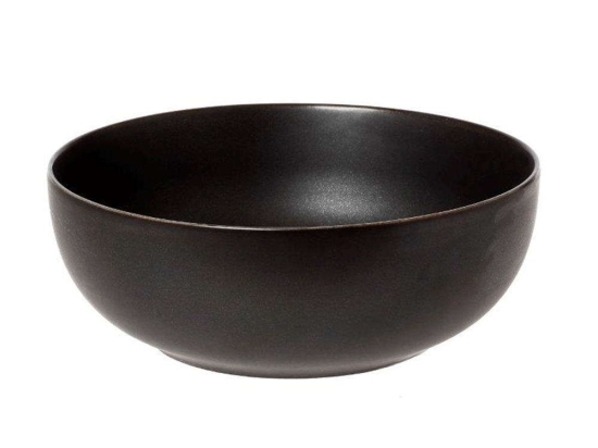 Σαλατιέρα 47.600.12 23cm Black Matte Cryspo Trio Medium Πορσελάνη