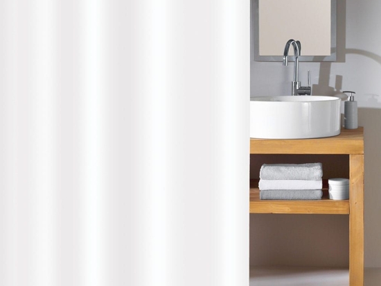 Κουρτίνα Μπάνιου Phönix4945 White Kleine Wolke 240Πx180Υ 240x180cm Πλαστικό