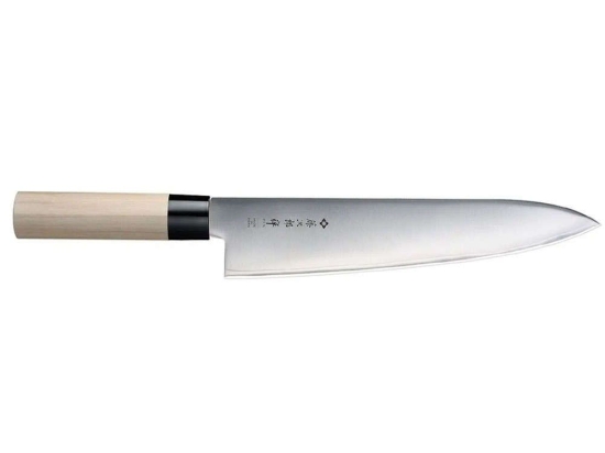 Μαχαίρι Chef Zen FD-566 27cm Natural-Chrome Tojiro Ατσάλι,Ξύλο