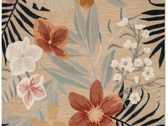 Χαλί Garden 65354N Beige-Rust New Plan 77X150cm