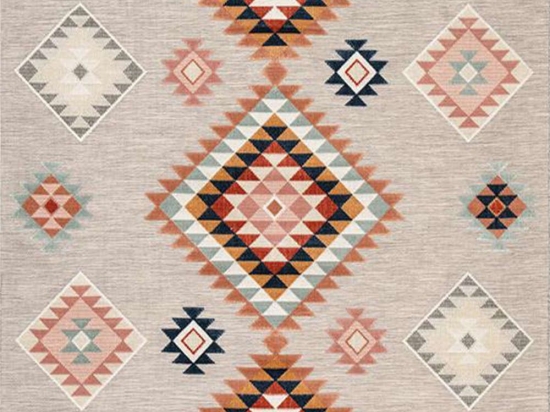 Χαλί Garden 65510B Grey-Multi New Plan 190X290cm