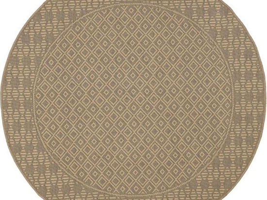 Χαλί Sahara 082A Beige Round New Plan 200X200cm Round