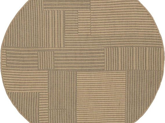 Χαλί Sahara 368A Beige Round New Plan 160X160 Round
