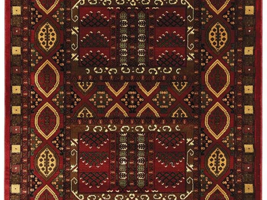 Χαλί Persia 2273 Burgundy Με Κρόσσι New Plan 160X230cm