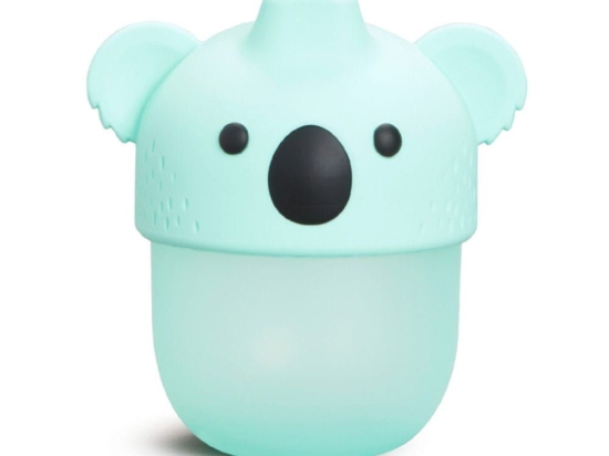 Ποτήρι Βρεφικό Koala Soft Touch Sippu Cup 230ml Aqua Munchkin 230ml Σιλικόνη,Πλαστικό