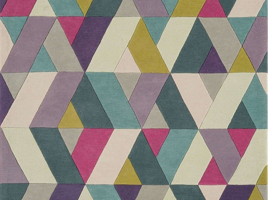 Χαλί Funk Chevron Blue-Multi Asiatic London 140X200cm