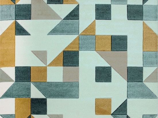 Χαλί Sketch SK03 Shapes Green Asiatic London 200X290cm
