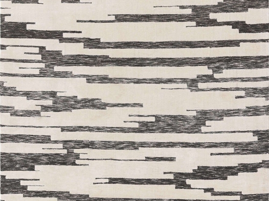 Χαλί Mason Ikat Ivory-Black Asiatic London 200X290cm