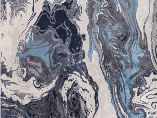 Χαλί Aurora AU18 Ocean Blue-Silver Asiatic London 80X150cm