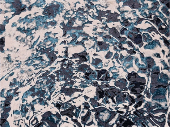 Χαλί Aurora AU21 Foam Blue-Silver Asiatic London 200X290cm