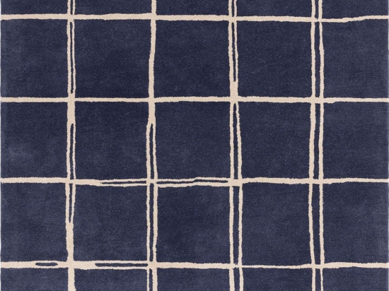 Χαλί Albany Grid Marine Asiatic London 120X170cm