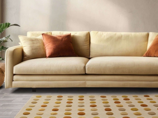 Χαλί Dotty Gold Asiatic London 200X300cm