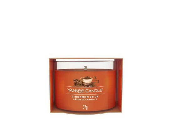 Κερί Αρωματικό Σε Βάζο Votive Signature Cinnamon Stick 1701435E 5,4x4,4cm Orange Yankee Candle Κερί