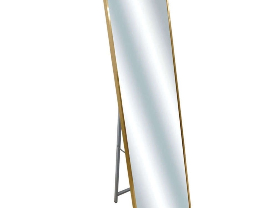 Καθρέπτης Δαπέδου Ορθογώνιος 15-00-23366-1 40x150x4cm Gold Marhome Αλουμίνιο,Γυαλί