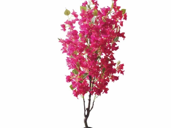 Τεχνητό Δέντρο Βουκαμβίλια 04-00-22050 150cm Brown-Fuchsia Marhome Συνθετικό Υλικό