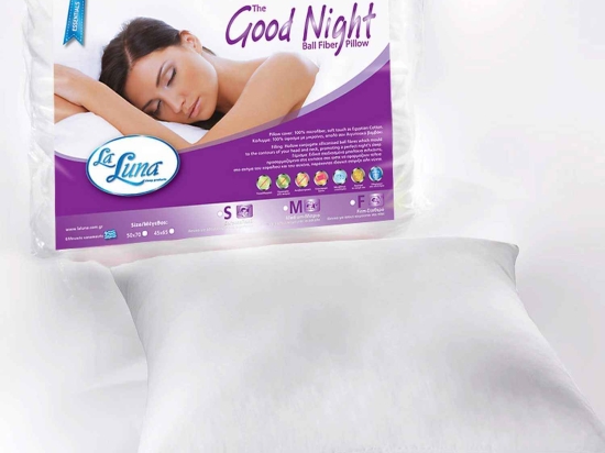 Μαξιλάρι Ύπνου Ballfiber Good Night Soft La Luna 45X65 100% Ballfiber