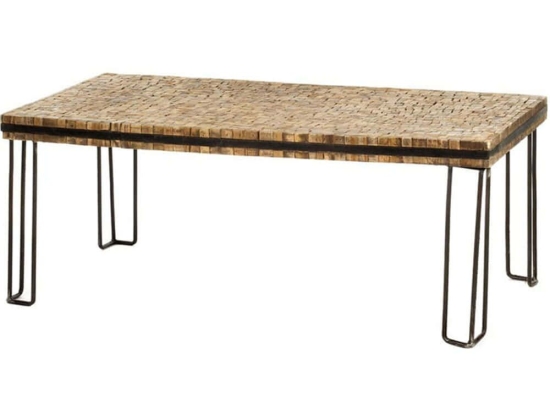 Τραπέζι Σαλονιού Pattaya 201-9026 120x60x40cm Natural
