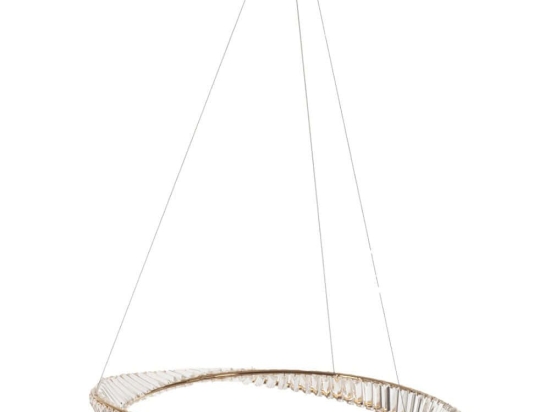 Φωτιστικό Οροφής Iron 023-3371 82x82x20cm Led 9W 3000K Gold Artekko