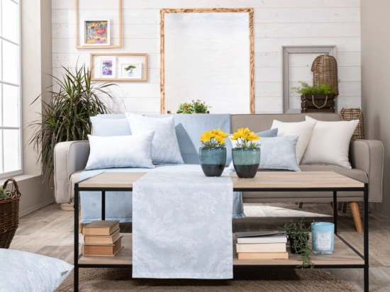 Τραβέρσα Cayo Blue Teoran 40x160 Βαμβάκι-Πολυέστερ