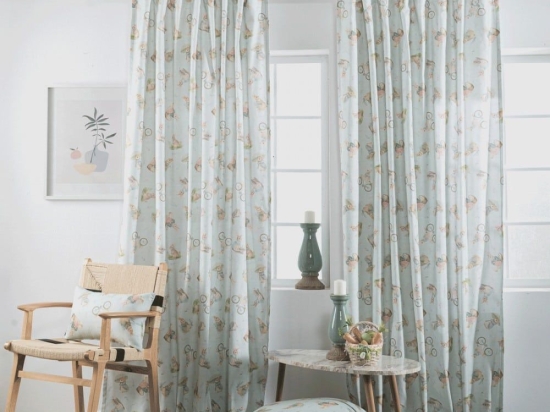 Κουρτίνα Pastel Με Τρέσα Multi Teoran 140x275 Ακρυλικό,Βαμβάκι, Polyester