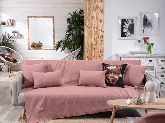 Ριχτάρι Sorrento 06 Apple Teoran Διθέσιο 180x250cm Βαμβάκι-Πολυέστερ