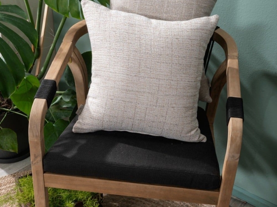 Μαξιλάρι Διακοσμητικό (Με Γέμιση) Noto 02 Beige Teoran 43X43 Βαμβάκι-Πολυέστερ