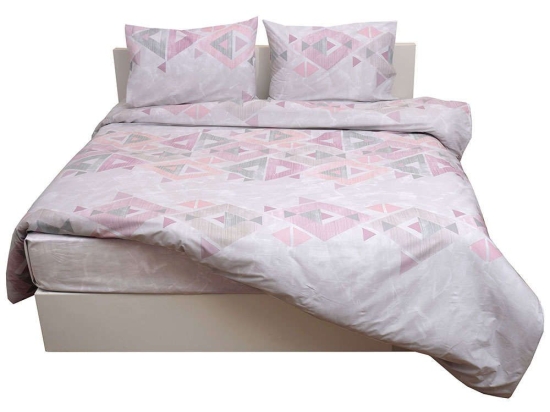 Πάπλωμα Des. 5002 Σετ 3Τμχ Grey Anna Riska Υπέρδιπλo 220x240cm 100% Βαμβάκι