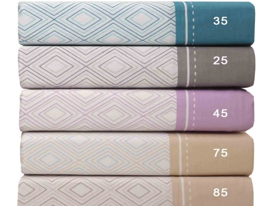 Σεντόνι Mix & Match Beige 85 Anna Riska Ημίδιπλο 170x270cm Χωρίς Λάστιχο 100% Βαμβάκι