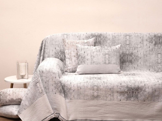 Ριχτάρι 1535 Grey Anna Riska Πολυθρόνα 180x180cm Jacquard