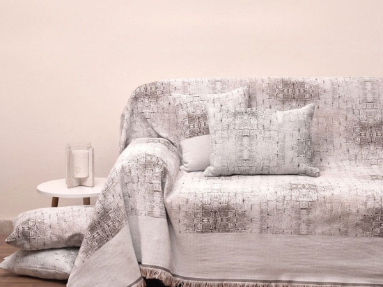 Ριχτάρι 1535 Sand Anna Riska Τριθέσιο 180x280cm Jacquard