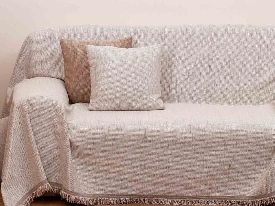 Ριχτάρι 2100 Εκρού Viopros Πολυθρόνα 180x180cm Chenille