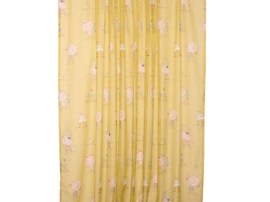 Κουρτίνα Παιδική Κουρσάροι Με Τρέσα Light Green Viopros 280x270cm 280x270cm Πολυέστερ