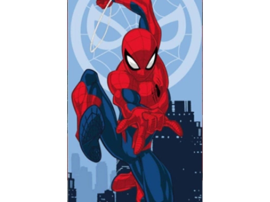 Πετσέτα Παιδική Βελουτέ Spiderman 03 Multi Viopros Σώματος 70x140cm 100% Βαμβάκι