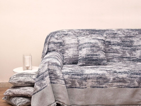 Ριχτάρι 3022 Blue Viopros Τετραθέσιο 180x320cm 100% Βαμβάκι