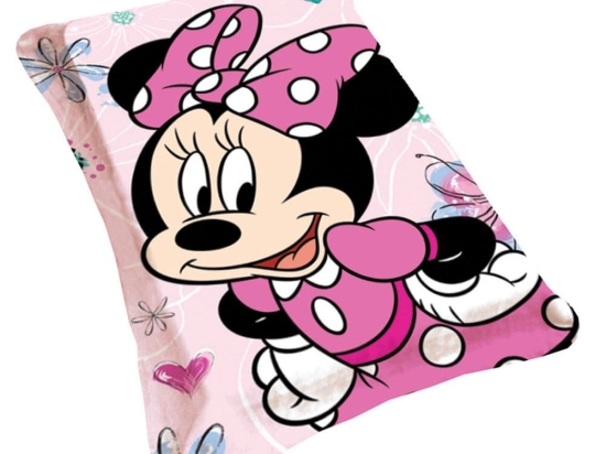 Κουβέρτα Βρεφική Fleece Minnie 12 Multi Viopros Κούνιας 100x150cm Πολυέστερ