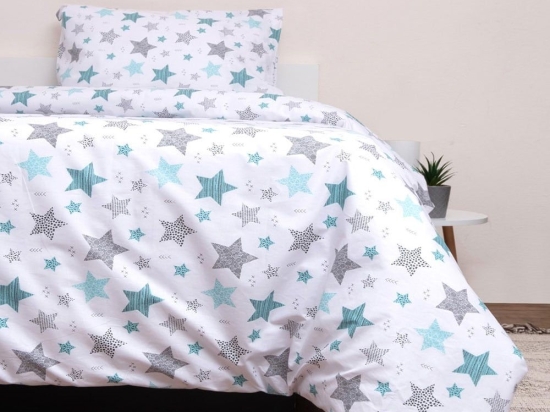 Κουβερλί Βρεφικό Σείριος White Viopros 120x160cm 100% Βαμβάκι