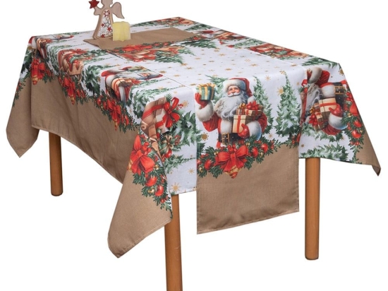 Runner Χριστουγεννιάτικα 4401 (Σετ 2τμχ) Multi Viopros 40X140