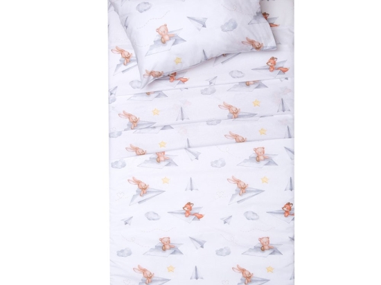 Πάπλωμα Βρεφικό Χοκ White Viopros 120x160cm 100% Βαμβάκι