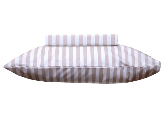 Παπλωματοθήκη Βρεφική 953 (Σετ 2τμχ) Beige Viopros 120x160cm 100% Βαμβάκι