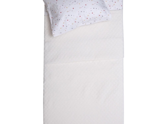 Κουβέρτα Βρεφική Δήλος Ecru Viopros Κούνιας 110x155cm Βαμβάκι-Πολυέστερ
