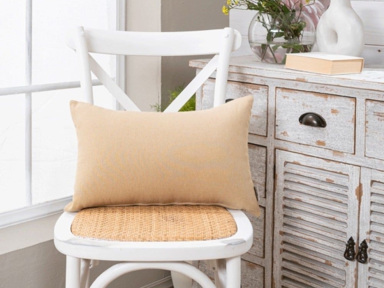 Μαξιλαροθήκη Διακοσμητική Ostia 14 Dark Yellow Teoran 30X50 Βαμβάκι-Πολυέστερ