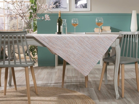 Καρέ Elda Multi Teoran 90X90cm Βαμβάκι-Πολυέστερ